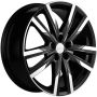 Легковой диск Khomen Wheels KHW1905 7,5x19 5x108 ET33 60,1 Black-FP